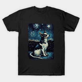 Chihuahua Starry Night T-Shirt